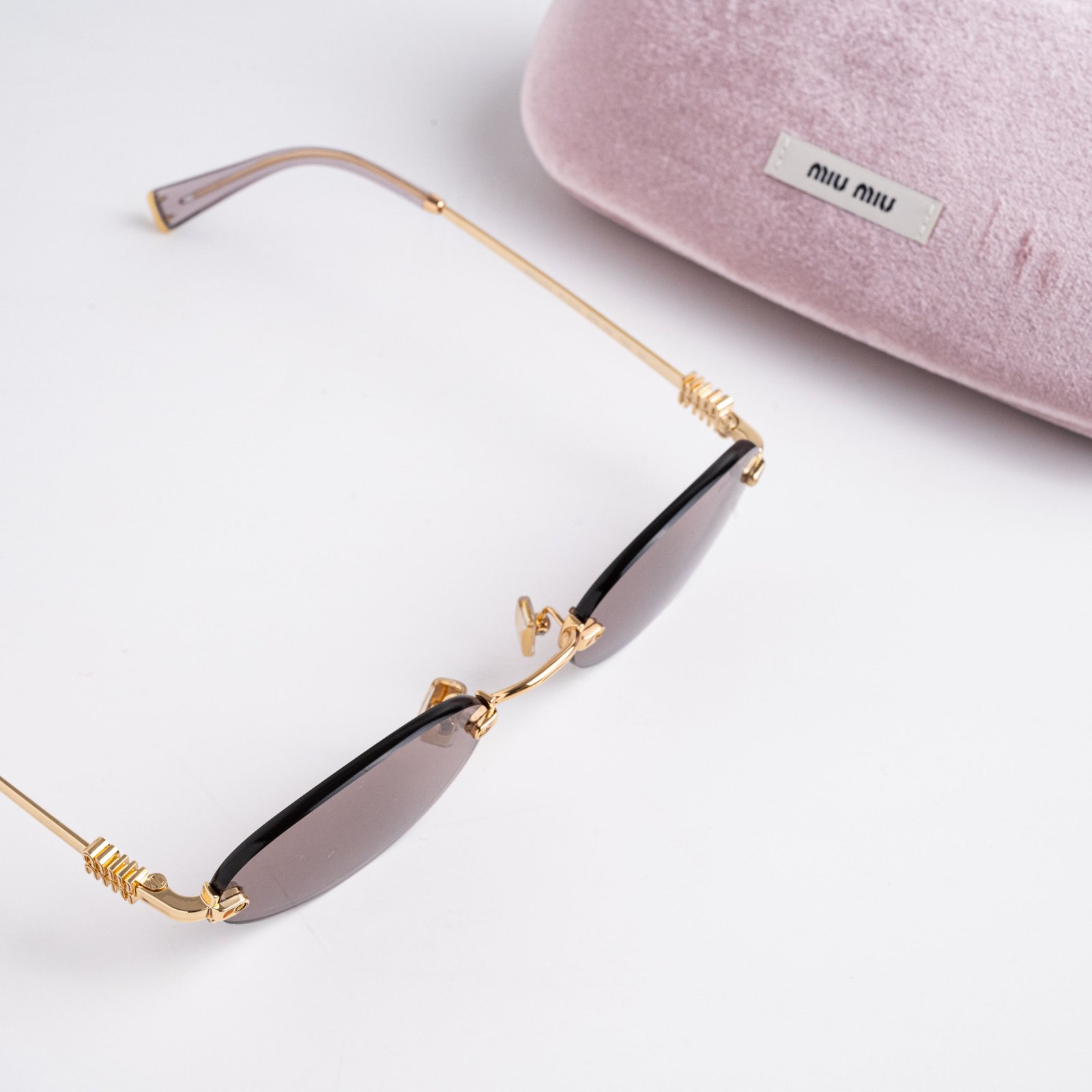 MIU MIU 0MU A54S 5AK20I GOLD LIGHT PURPLE BROWN – 51_20_140