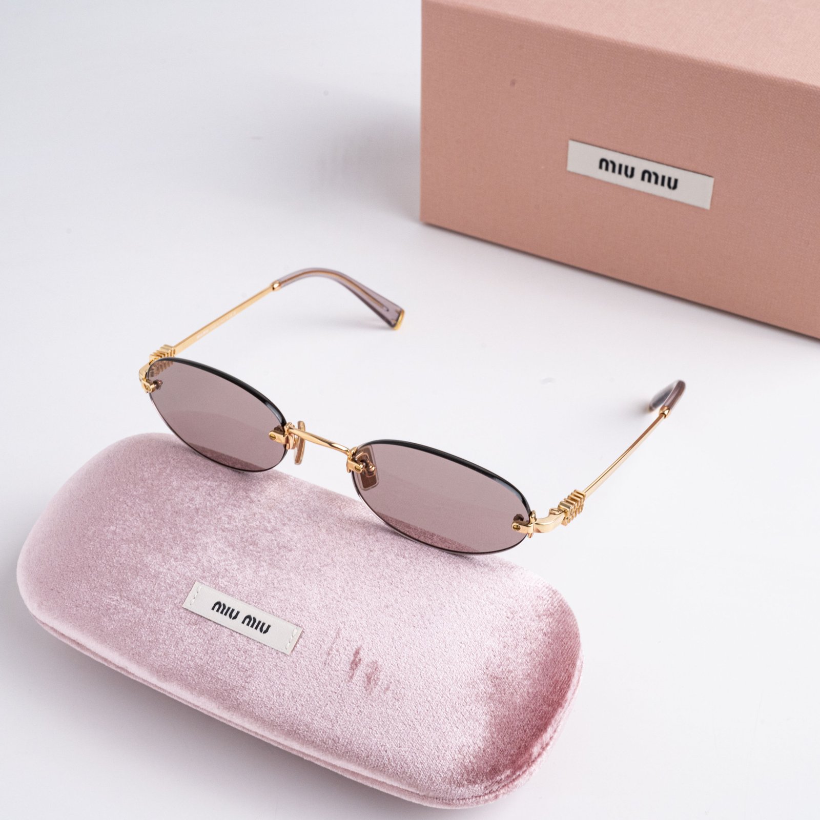 MIU MIU 0MU A54S 5AK20I GOLD LIGHT PURPLE BROWN – 51_20_140(4)