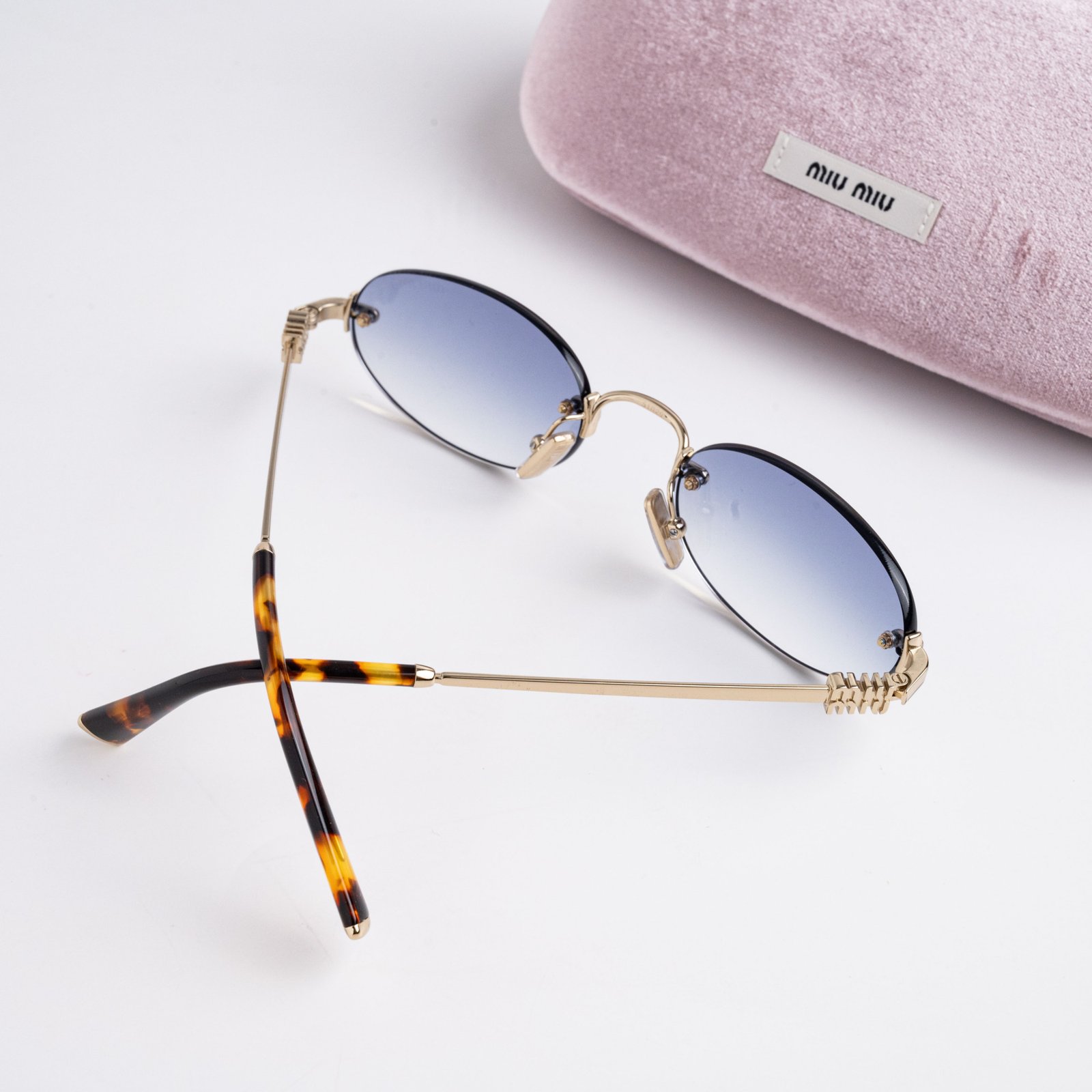 MIU MIU 0MU A54S ZVN80O PALE GOLD LIGHT BLUE – 51_20_140(3)