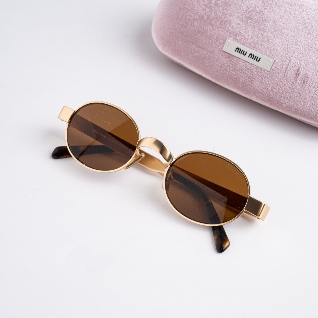 MIU MIU 0MU B51S 22M20V OLD GOLD DARK BRONZE – 47_21_135