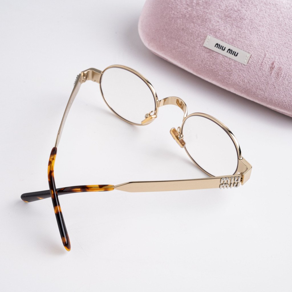 MIU MIU 0MU B51S 5AK10W GOLD BLUE-VIOLET LIGHT FILTER – 47_21_135(4)