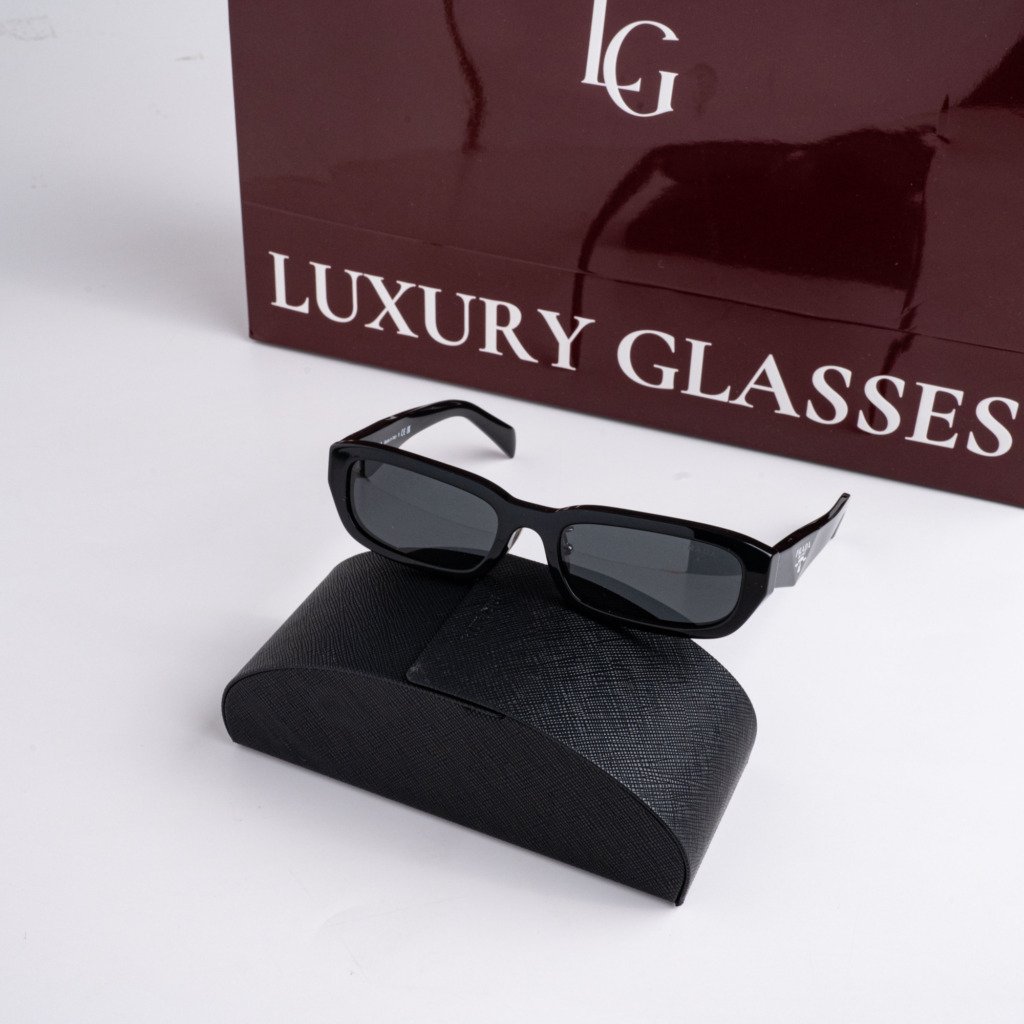 PRADA 0PR B06SF 16K08Z BLACK DARK GREY – 55_18_145