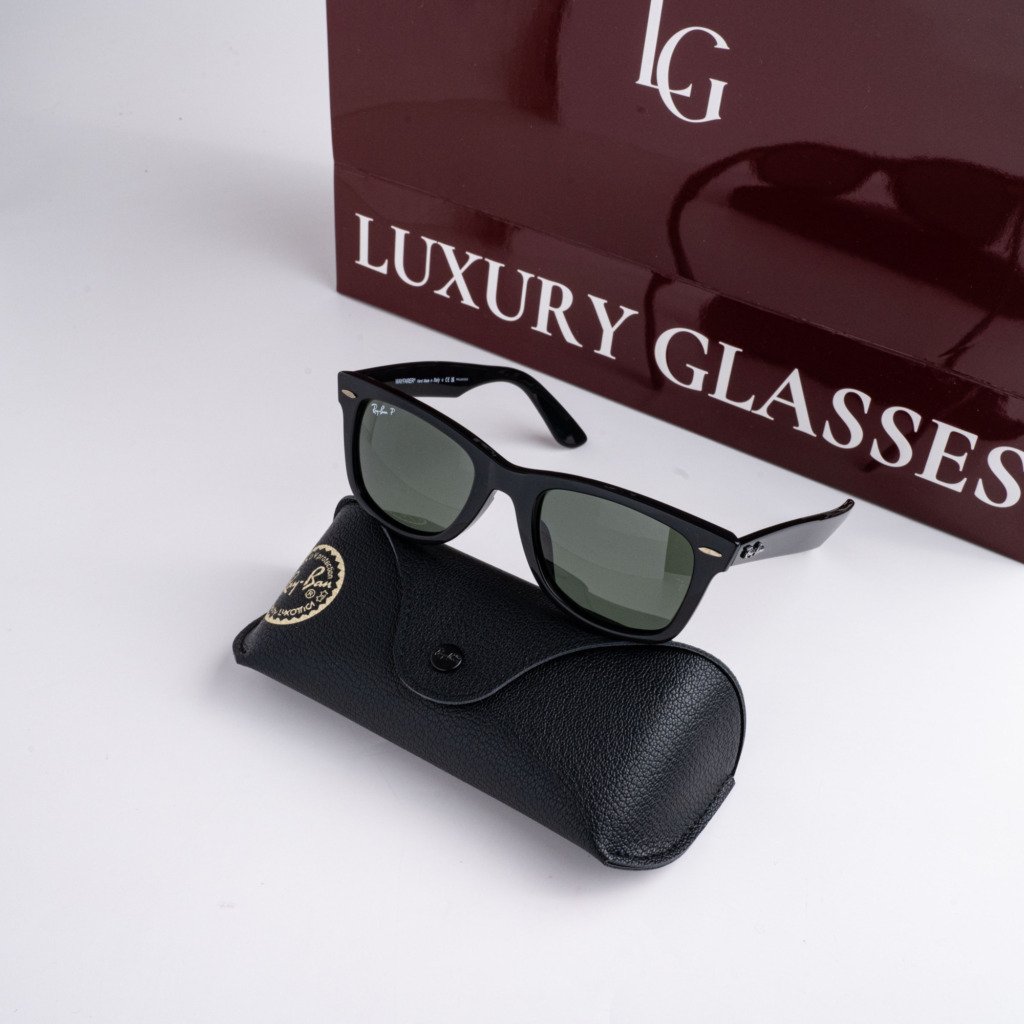 RAYBAN 0RB2140F 901_58 BLACK G-15 GREEN POLARIZED – 52_22_150
